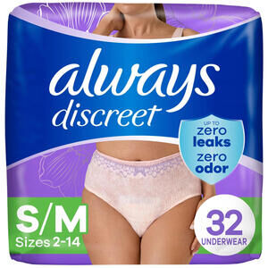 ** SOLD** Always Discreet Adult Incontinence Underwear for Women